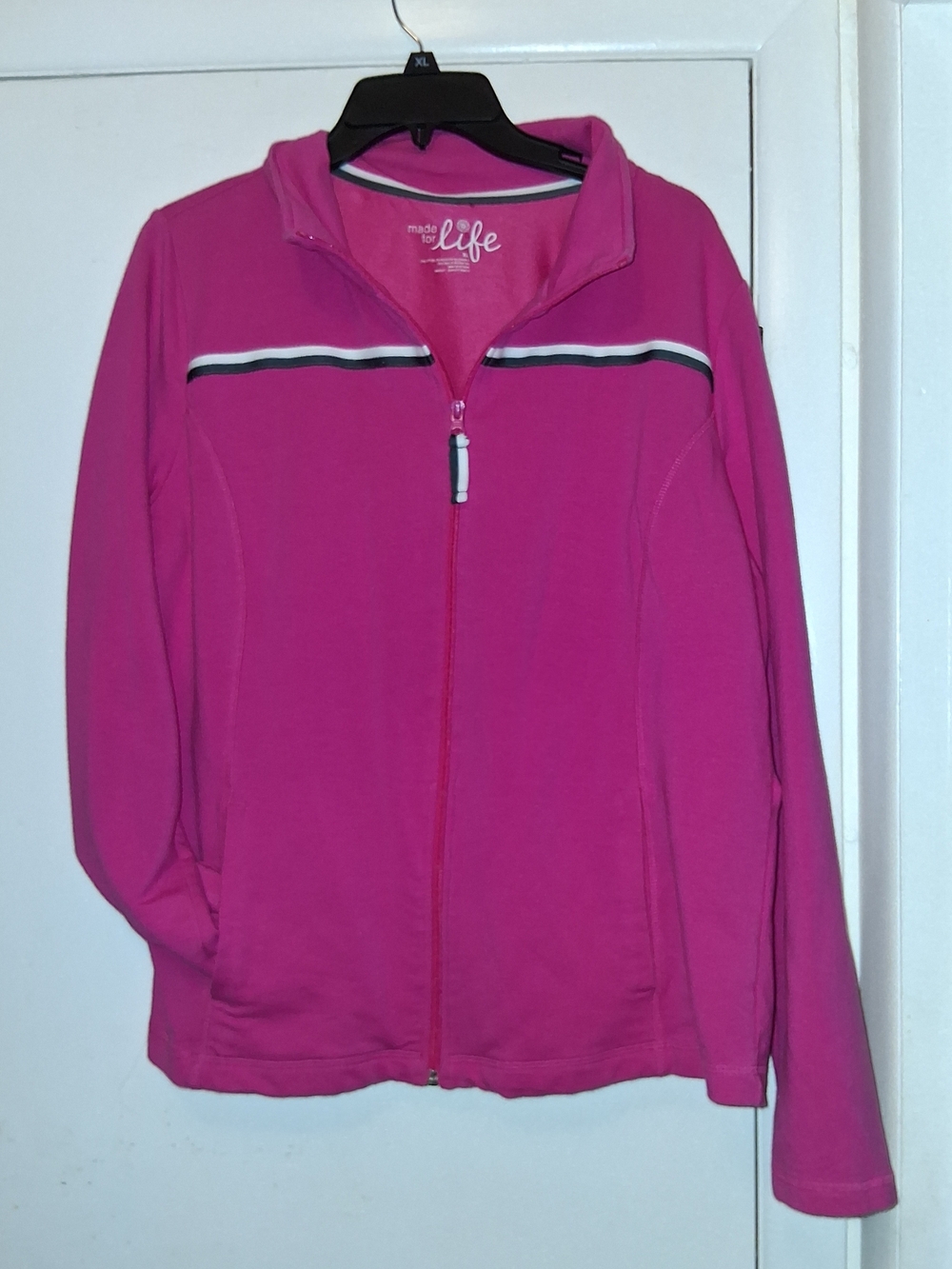 Made for Life Women's Pink Full-Zip Jacket